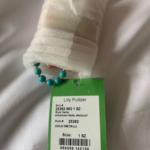 NWT lilly Pulitzer bohemian tassel bracelet